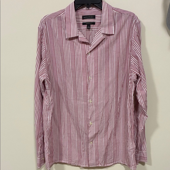 Banana Republic untucked slim fit shirt large - Picture 1 of 5
